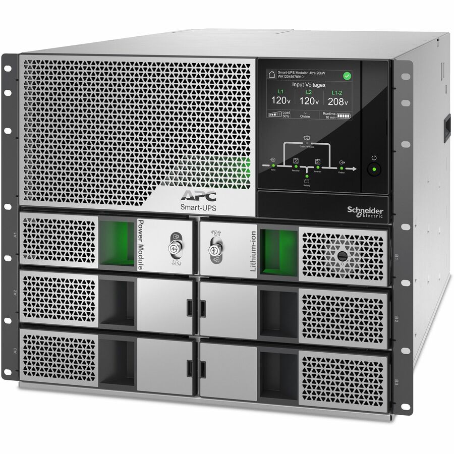 APC Smart-UPS Modular Ultra, On-Line, 5kW scalable to 20kW N+1, Lithium-ion