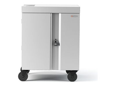 Bretford CUBE Cart Max TVCMX30PAC cart - for 30 netbooks - metallic champag