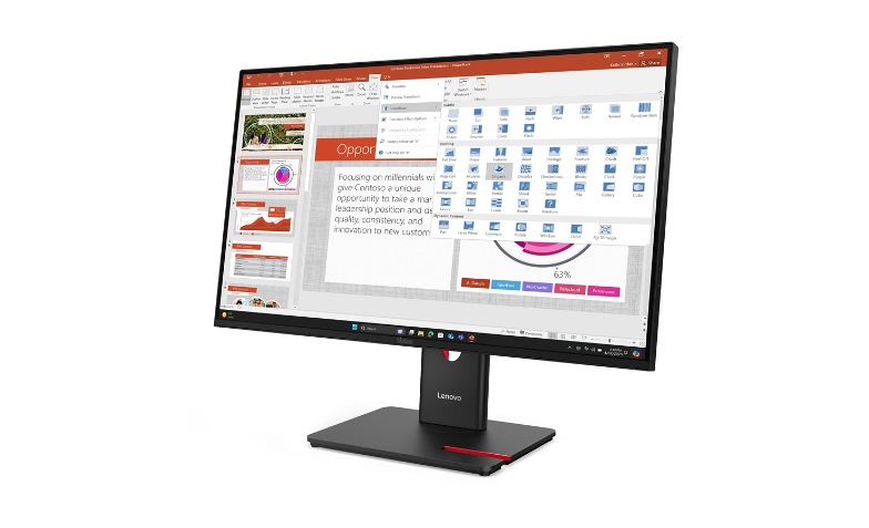Lenovo ThinkVision T27-40 27型IPSモニター新品 Lenovo ThinkVision T27-40 - LED monitor - Full HD (1080p) - 27