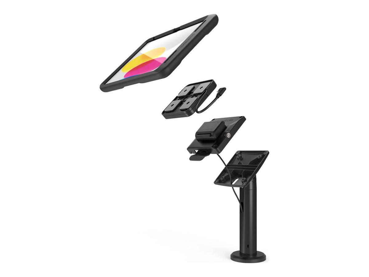 Compulocks iPad 10th-11th (A16) Gen PowerMove Tilting Stand 8" Black mounti