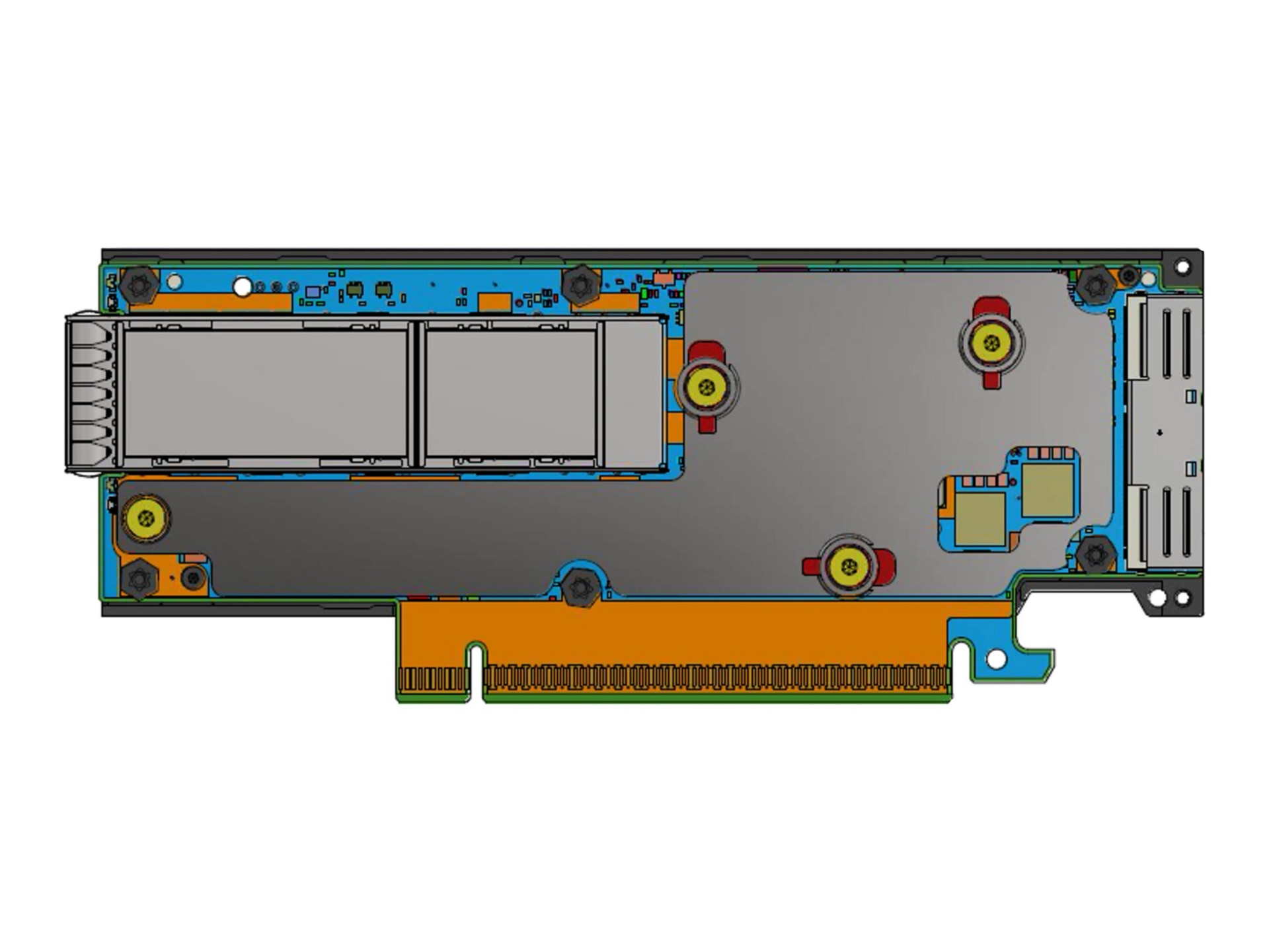 NVIDIA ConnectX-8 C8180L - network adapter - PCIe 6.0 x16 - 800Gb Infiniban