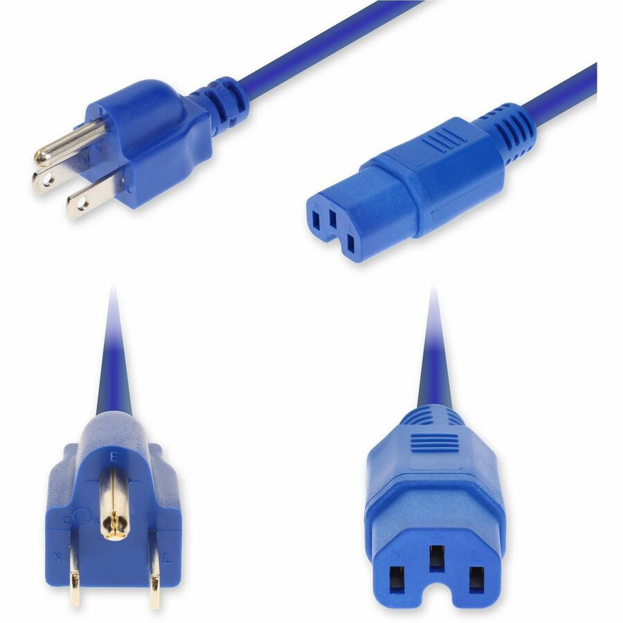 Proline 6ft NEMA 5-15P Male to C15 Female High-Temperature 14 AWG 125V at 1