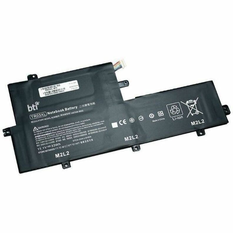 BTI TR03XL-BTI 3-CELL 11.1V LI-ION NOTEBOOK BATTERY FOR HP SPECTRE 13, SPLI