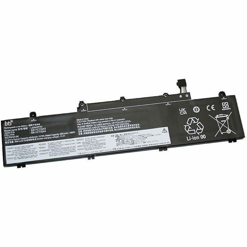 BTI L20M3PD4-BTI 3-CELL 11.52V LI-ION BATTERY L20M3PD4, SB11C73243, 5B11C73