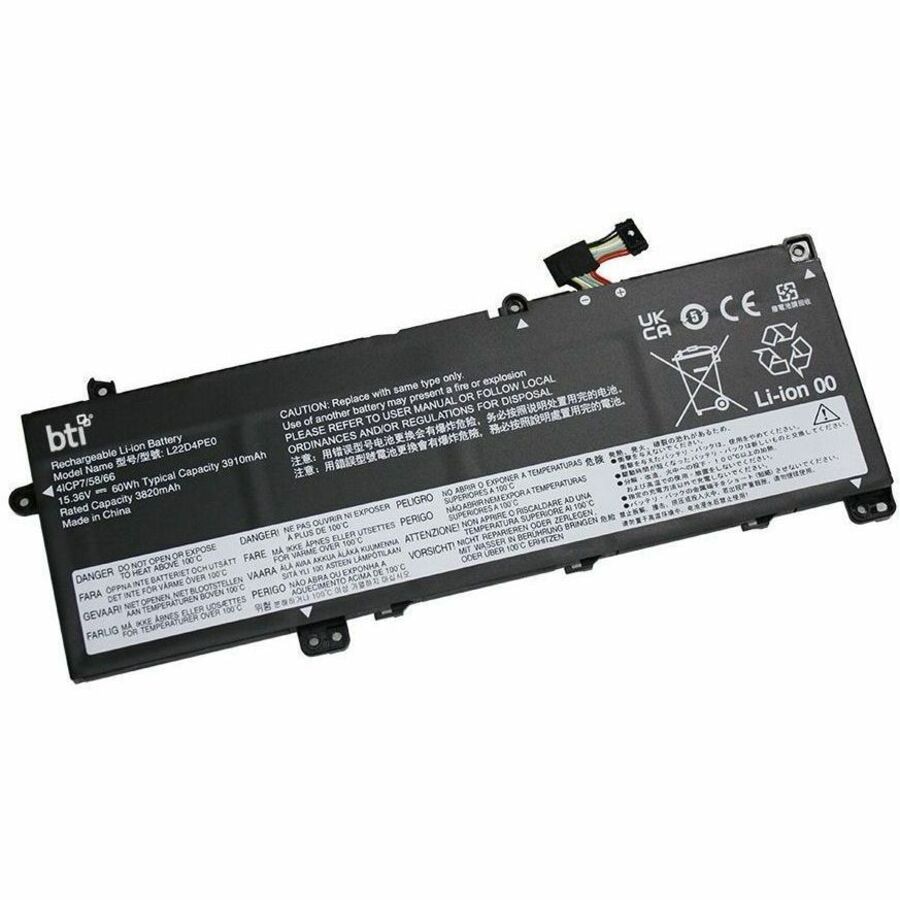 BTI L22B4PE0-BTI 4-CELL 15.36V LI-ION NOTEBOOK BATTERY FOR LENOVO THINKBOOK