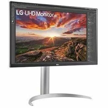 LG 27BP85UK-W 27" Class 4K UHD LCD Monitor - 16:9 - Textured Black