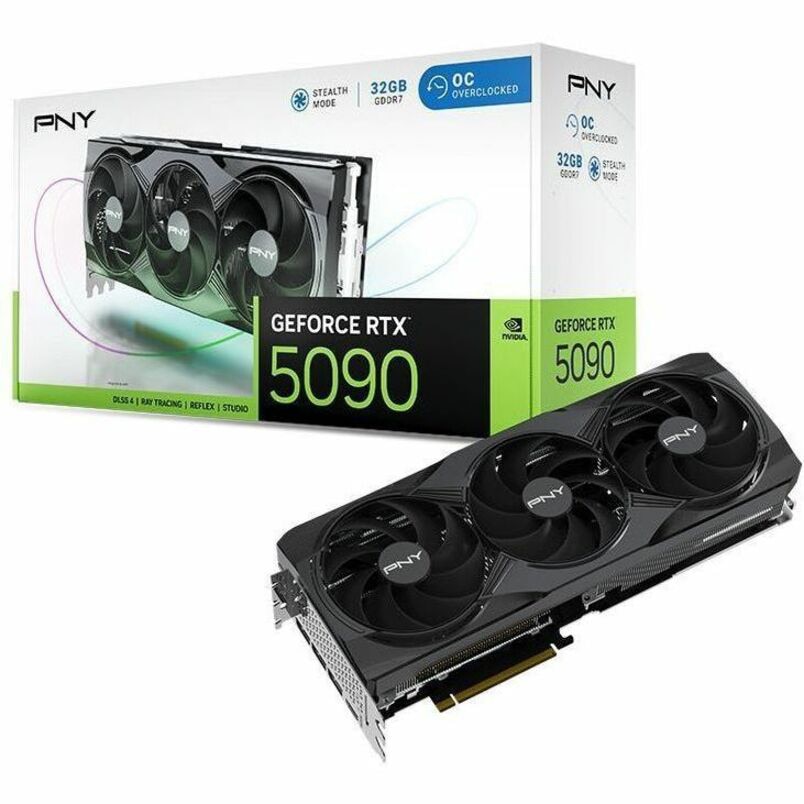 PNY NVIDIA GeForce RTX 5090 Graphic Card - 32 GB GDDR7 - Full-height