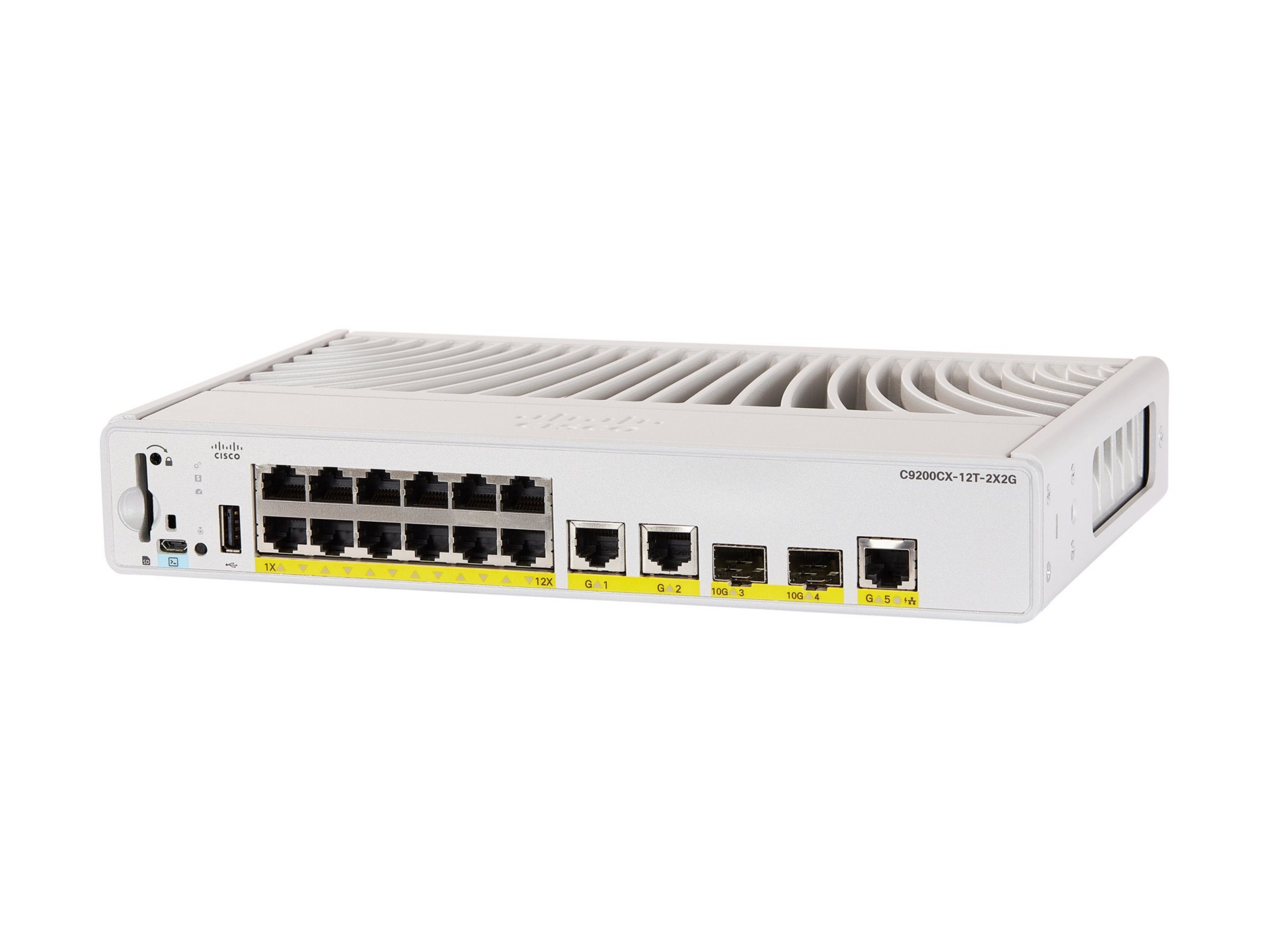Cisco Catalyst 9200CX - Network Essentials - switch - compact - 12 ports - managed - rack-mountable