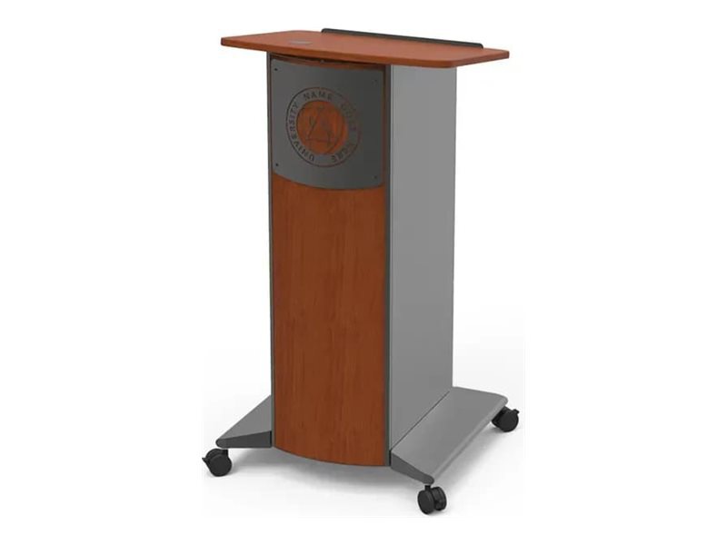 Spectrum SLIM - lectern - rectangular - nepal teak