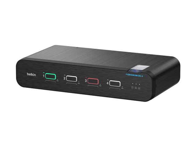 Belkin Universal Secure - KVM / audio switch - 4 ports - TAA Compliant