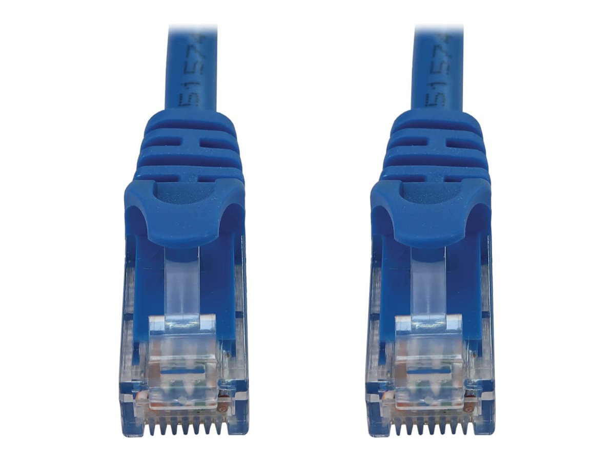 Eaton Tripp Lite Series Cat6a 10G Snagless Molded UTP Ethernet Cable (RJ45 M/M), PoE, Blue, 100 ft. (30.5 m) - network