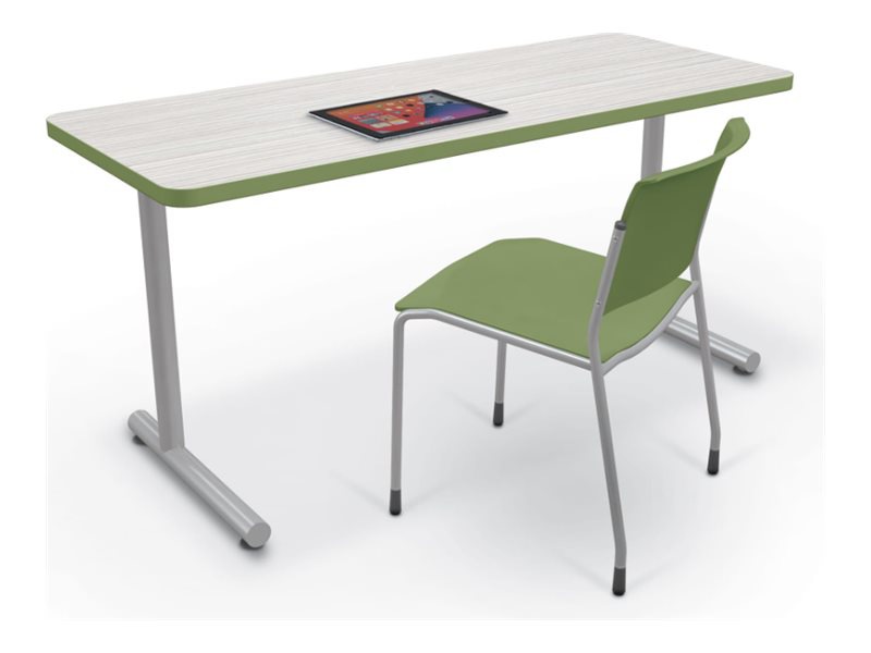 MooreCo Inklüd - table - rectangular - gray elm