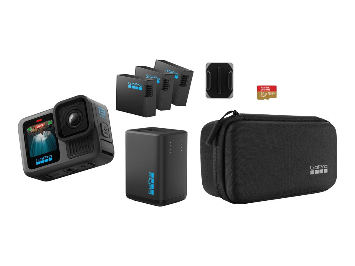GoPro HERO13 Black - Extended Power Bundle - action camera