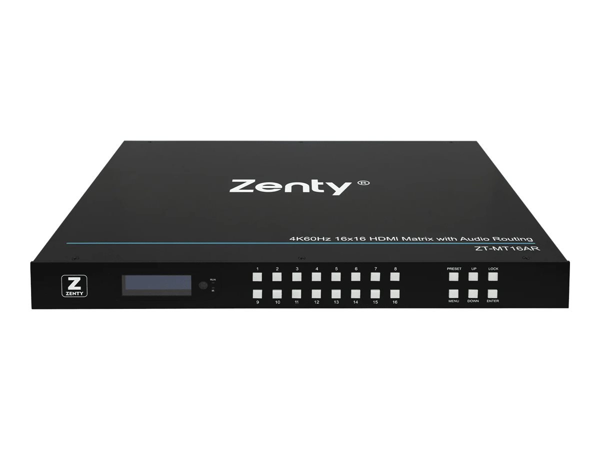 Zenty ZT-MT16AR 16x16 matrix switcher / audio router