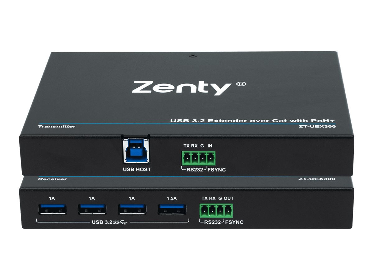 Zenty ZT-UEX300 - transmitter and receiver - USB extender - HDBaseT 3.0