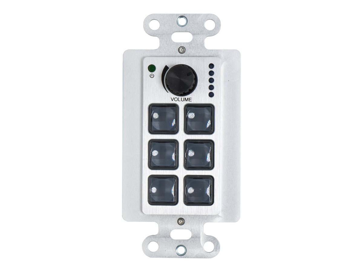 Zenty ZT-CP6-W - control panel - 6-button, wall plate
