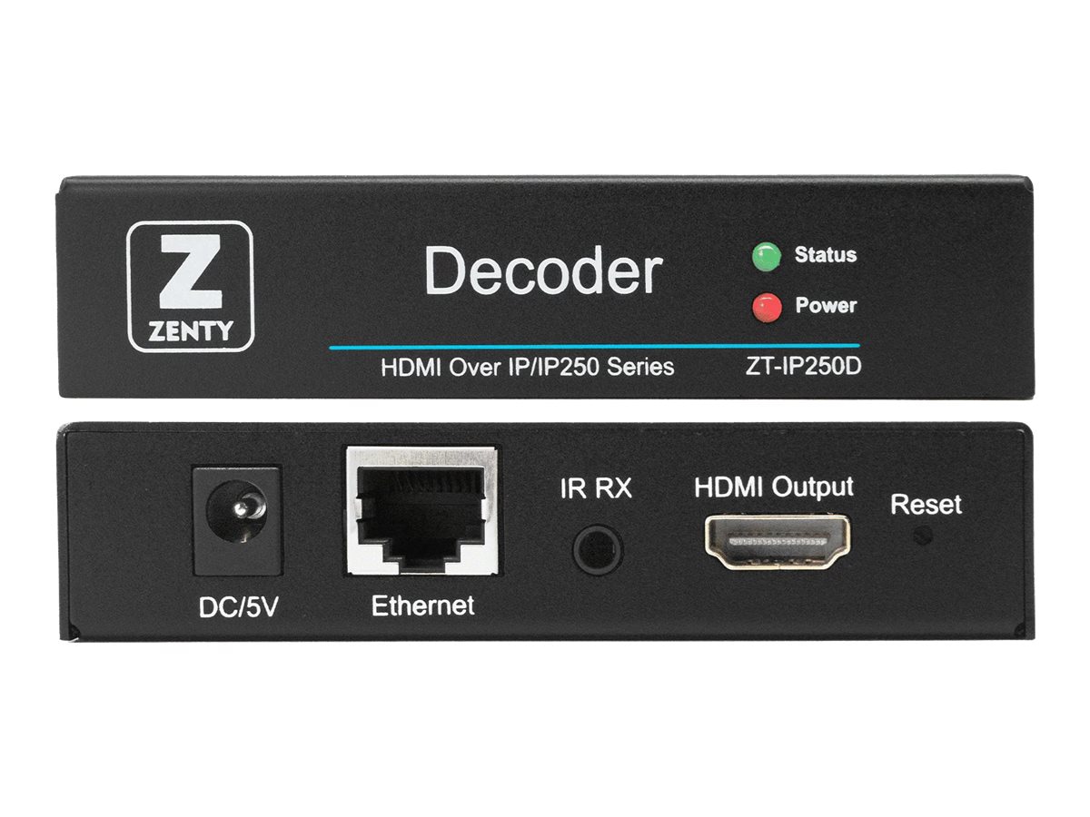 Zenty ZT-IP250D audio/video over IP decoder