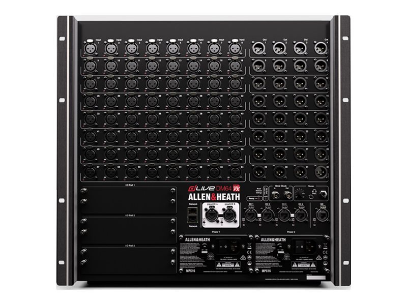 Allen & Heath dLive DM64 audiorack