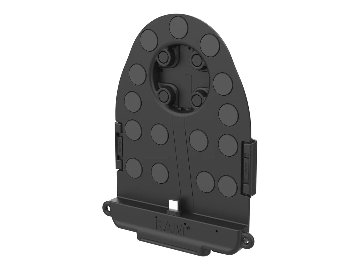 RAM GDS Tab-Conn charging holder - d-shape & rear - USB-C, Pogo