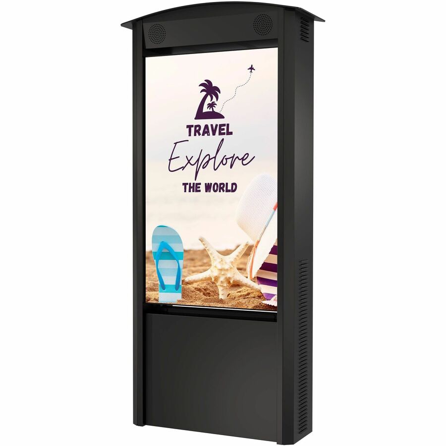 Dual-Sided Smart City Kiosk with (2) 55" Xtreme™ High Bright Outdoor Displa