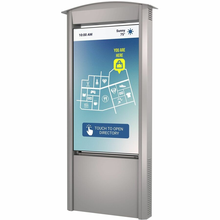 Peerless-AV® Smart City Kiosk with 55" Xtreme™ High Bright Outdoor Display