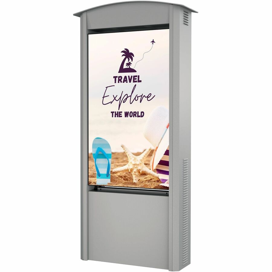 Peerless-AV® Dual-Sided Smart City Kiosk with (2) 55" Xtreme™ High Bright O