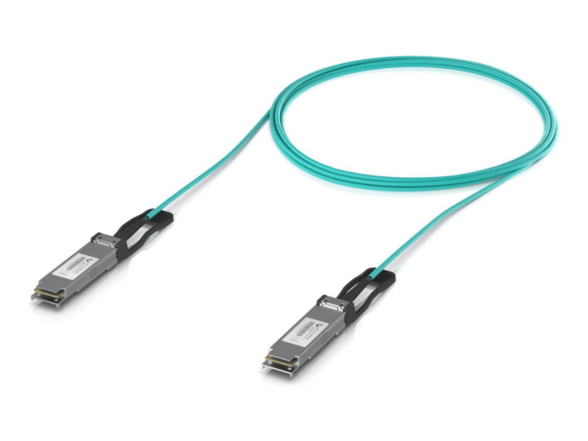 Ubiquiti 100GBase-AOC direct attach cable - 5 m - 5 m - aqua