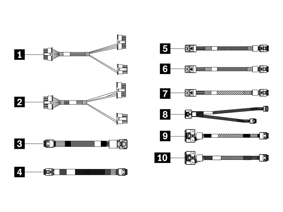 Lenovo storage cable kit