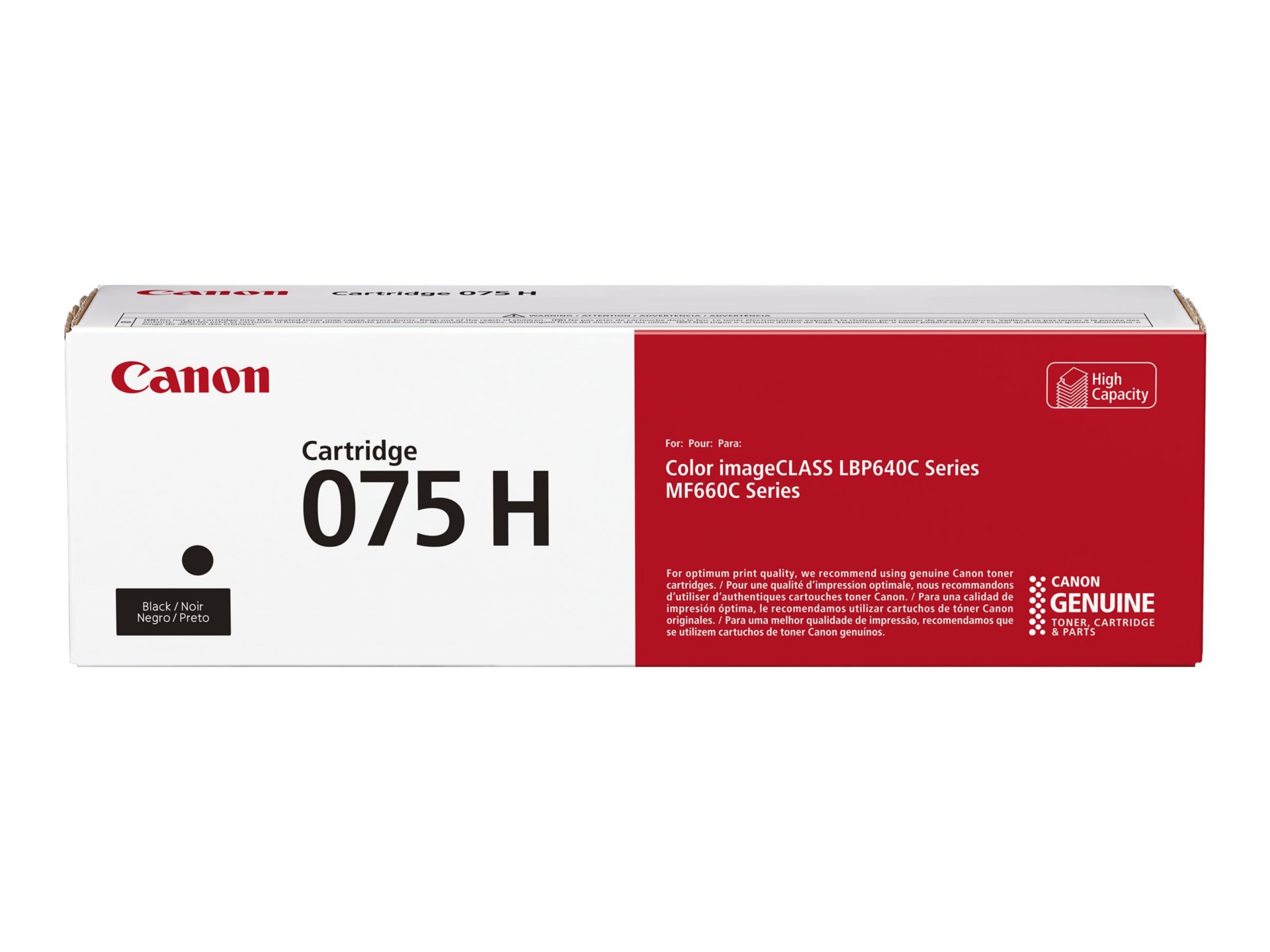 Canon 075 H - High Capacity - black - original - toner cartridge