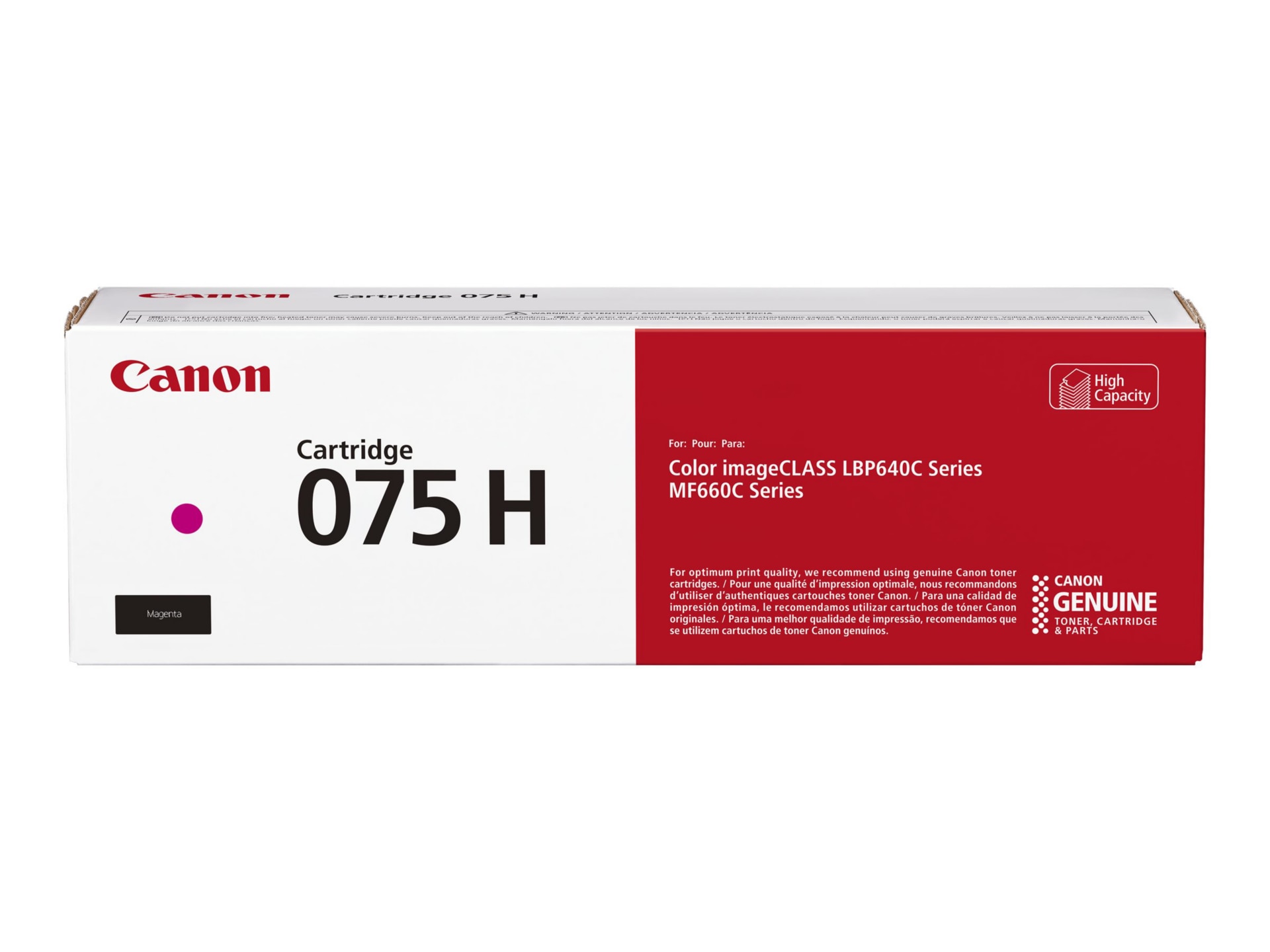 Canon 075 H - High Capacity - magenta - original - toner cartridge