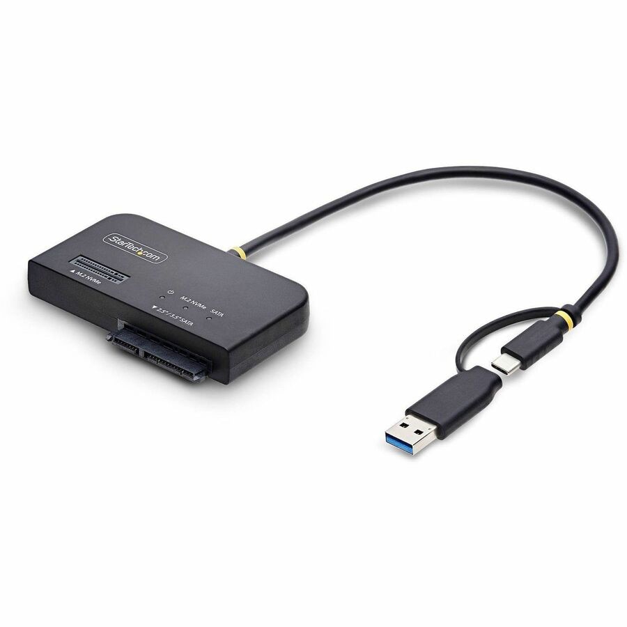 StarTech USB-C/USB-A to M.2 NVMe & 2.5in/3.5in SATA Adapter, 10Gbps, Tool-F