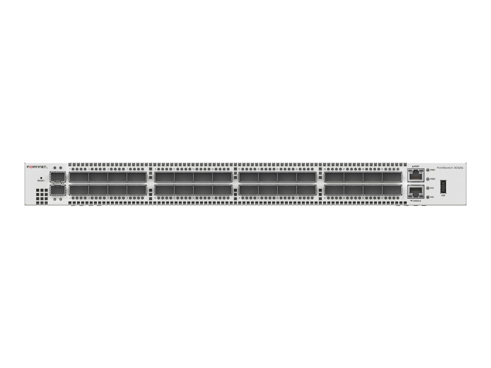 Fortinet FortiSwitch 3032G - switch - 32 ports - managed - rack-mountable