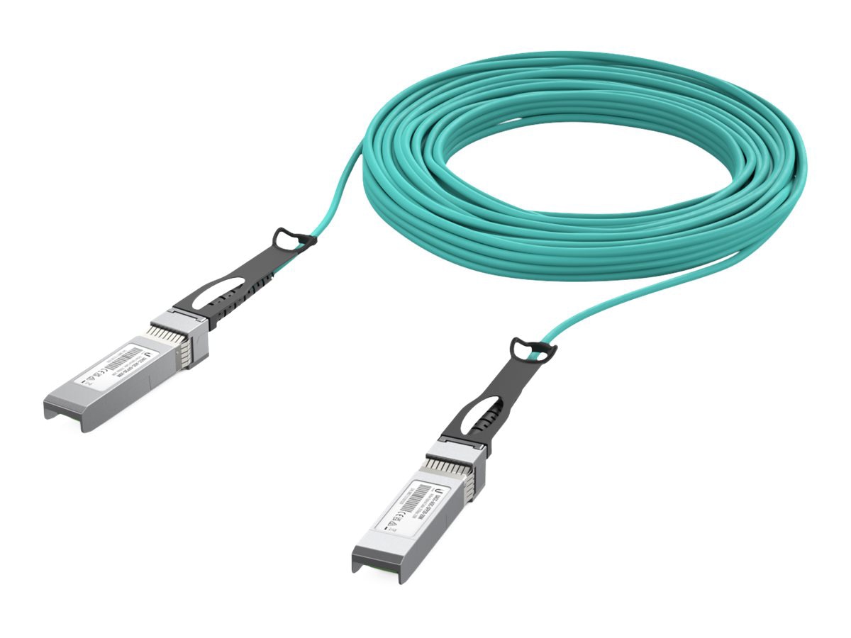 Ubiquiti 25GBase-AOC direct attach cable - 20 m - aqua