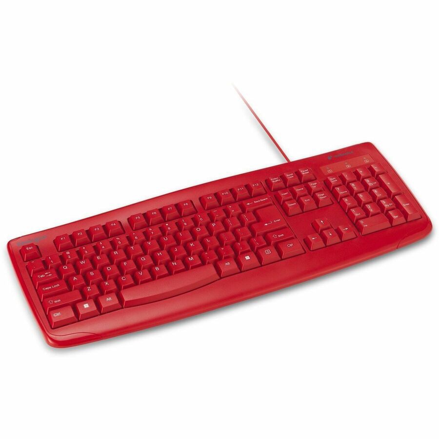 Kensington Pro Fit Wired Washable Keyboard - Red