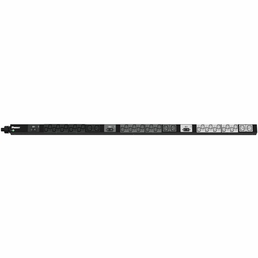 Panduit Basic PDU, 30AMP, 415V, (24)C13, (12)C19, IEC 60309 3P+N+E 6h 30A (