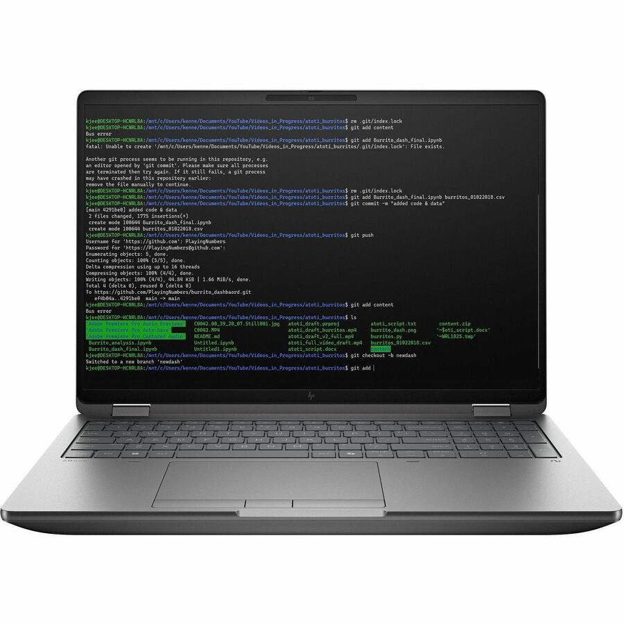 HP ZBook Fury G1i 16" Mobile Workstation - 2.5K - 120 Hz - Intel Core Ultra