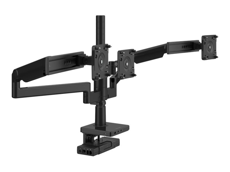 Humanscale M/FLEX M2.1 mounting kit - for 3 LCD displays - black with black trim