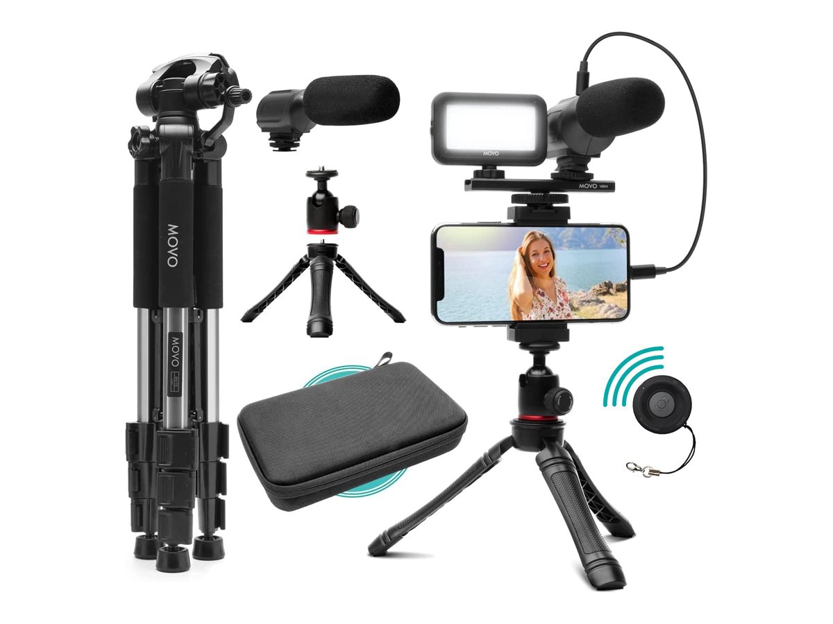 Movo iVlogger - Vlogging Kit - accessory kit