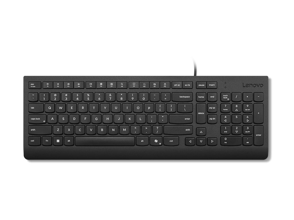 Lenovo Essential - keyboard - QWERTY - Canadian French - black Input Device