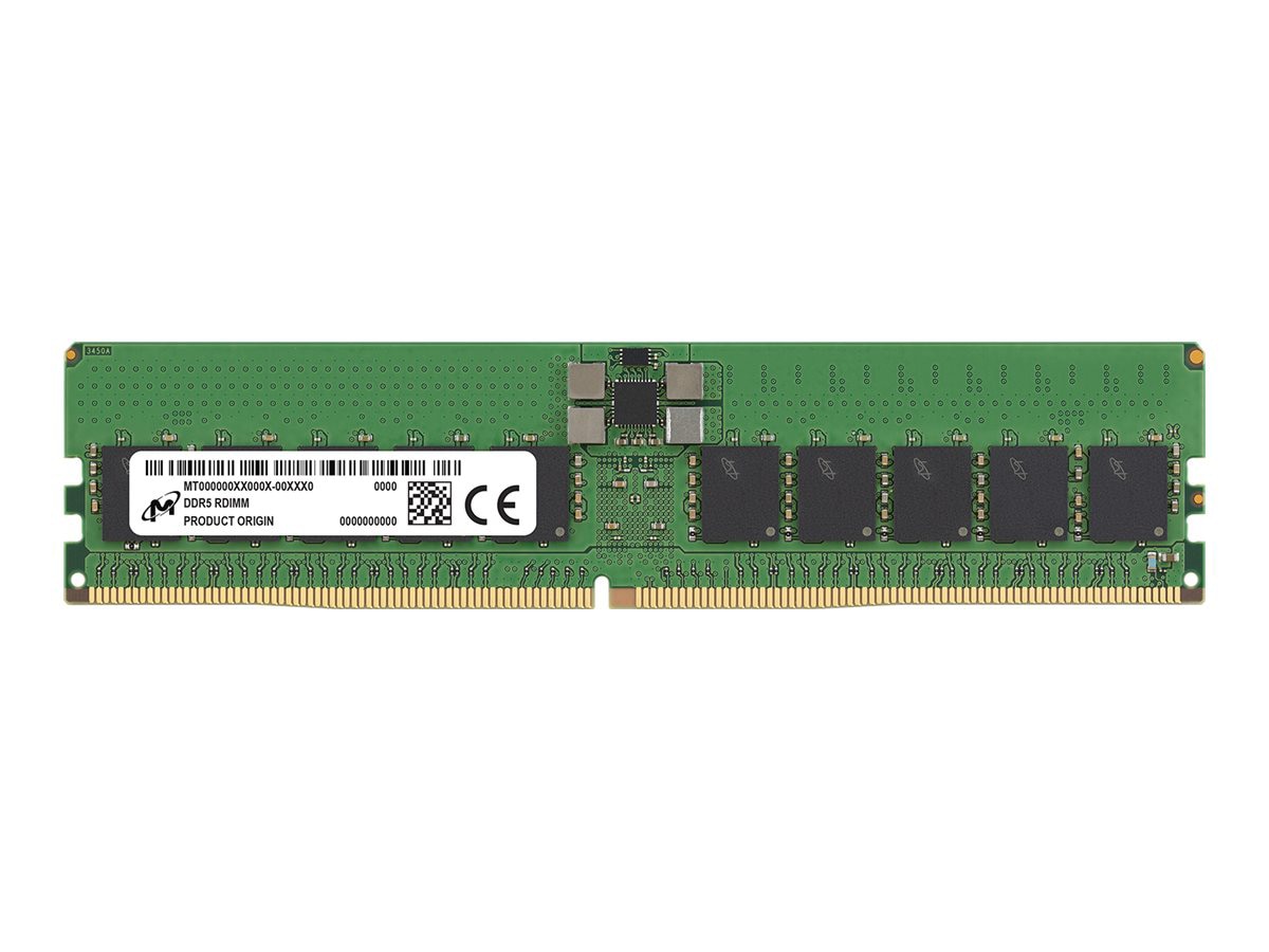 Micron - DDR5 - module - 32 GB - DIMM 288-pin / PC5-25600 - registered