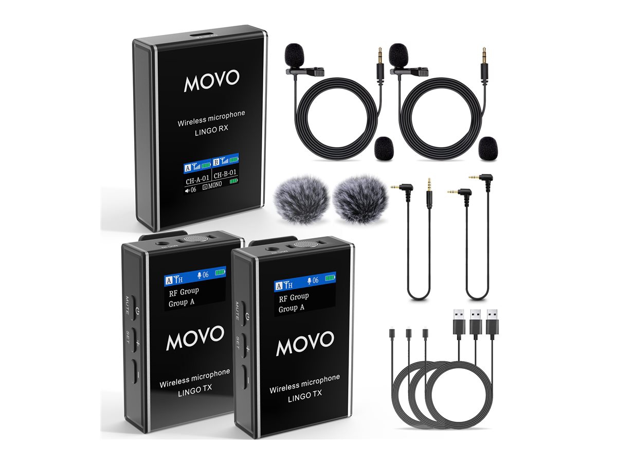 Movo LINGO-DUO - wireless microphone system