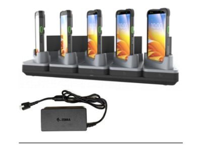 Zebra - handheld charging cradle kit - devices with a rugged boot