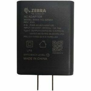 Zebra USB-C Power Supply - 45 W - Fast Charge - Wall Adapter