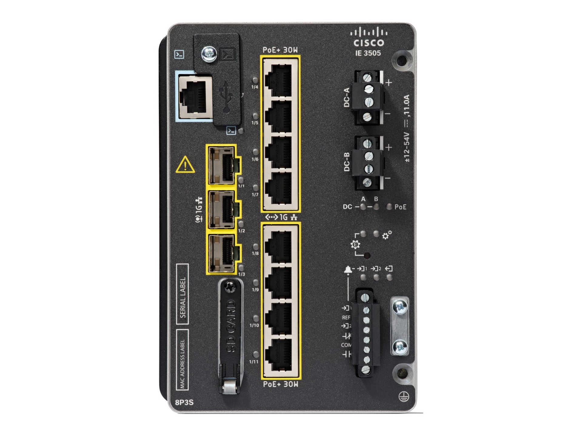 Cisco IE3500 Rugged Series IE-3505-8P3S - switch - 11 ports - managed