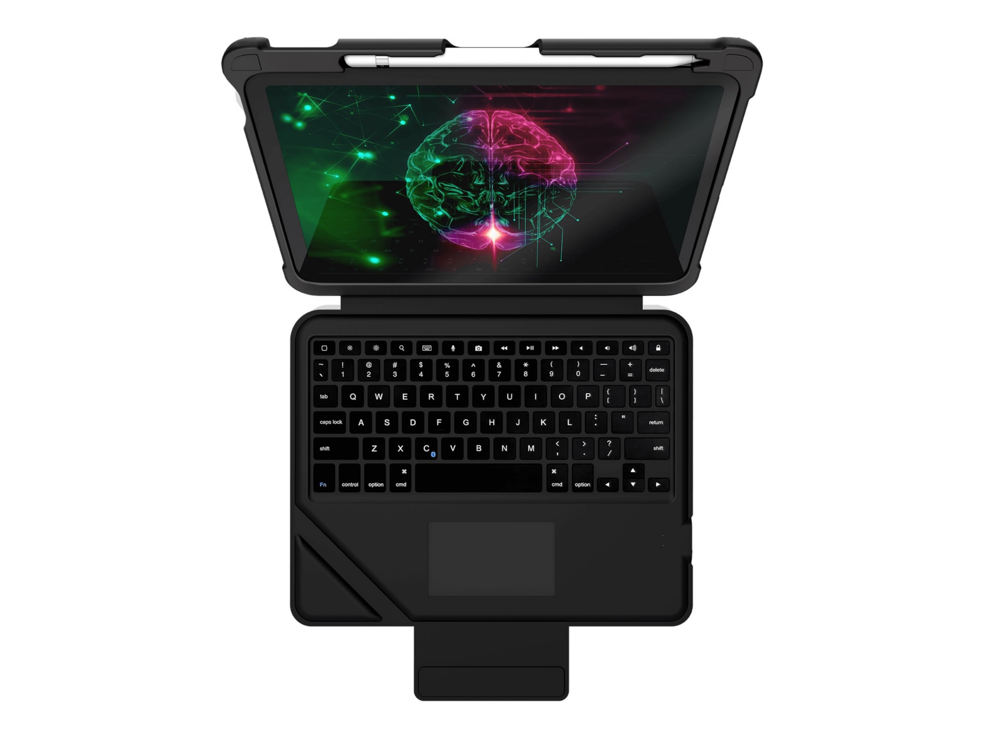 STM Dux - keyboard and folio case - with trackpad - black Input Device