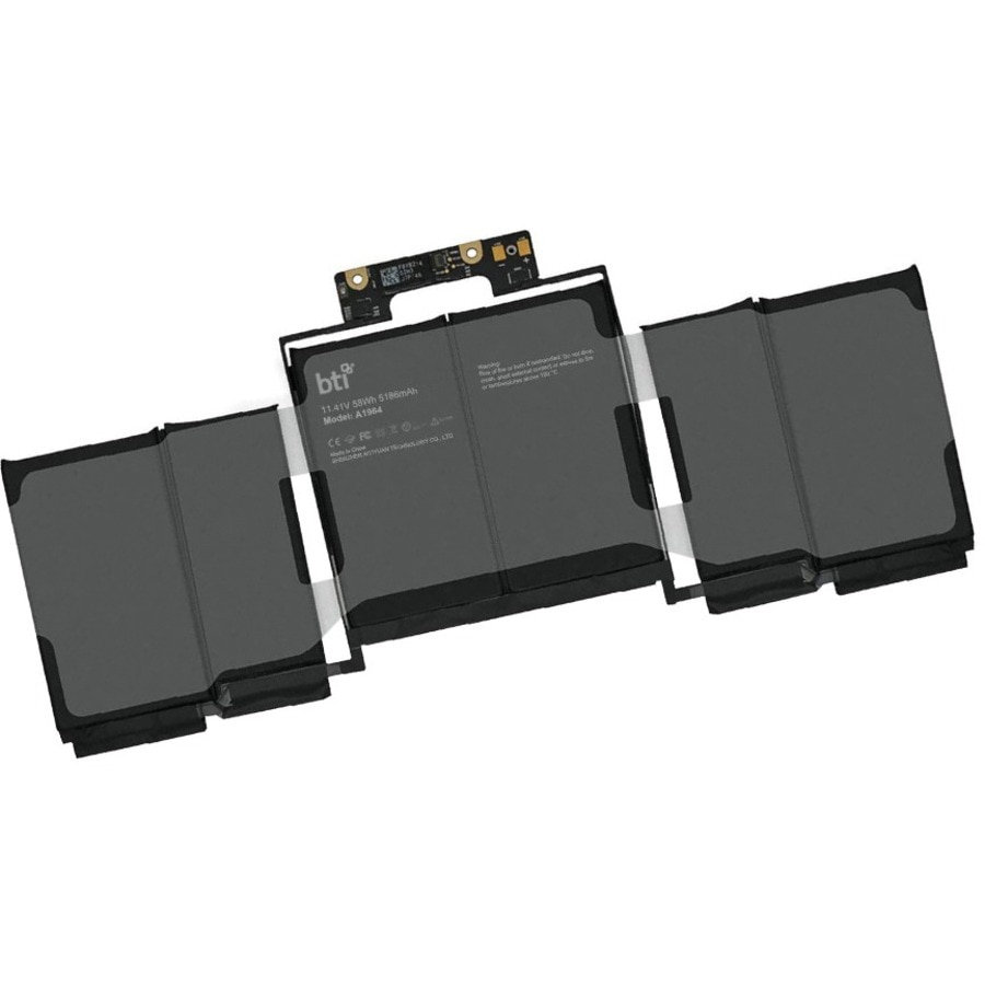 BTI A1964-BTI 11.4V 58WHR LI-ION BATTERY A1964, A2251, MWP72LL/A MACBOOK PR