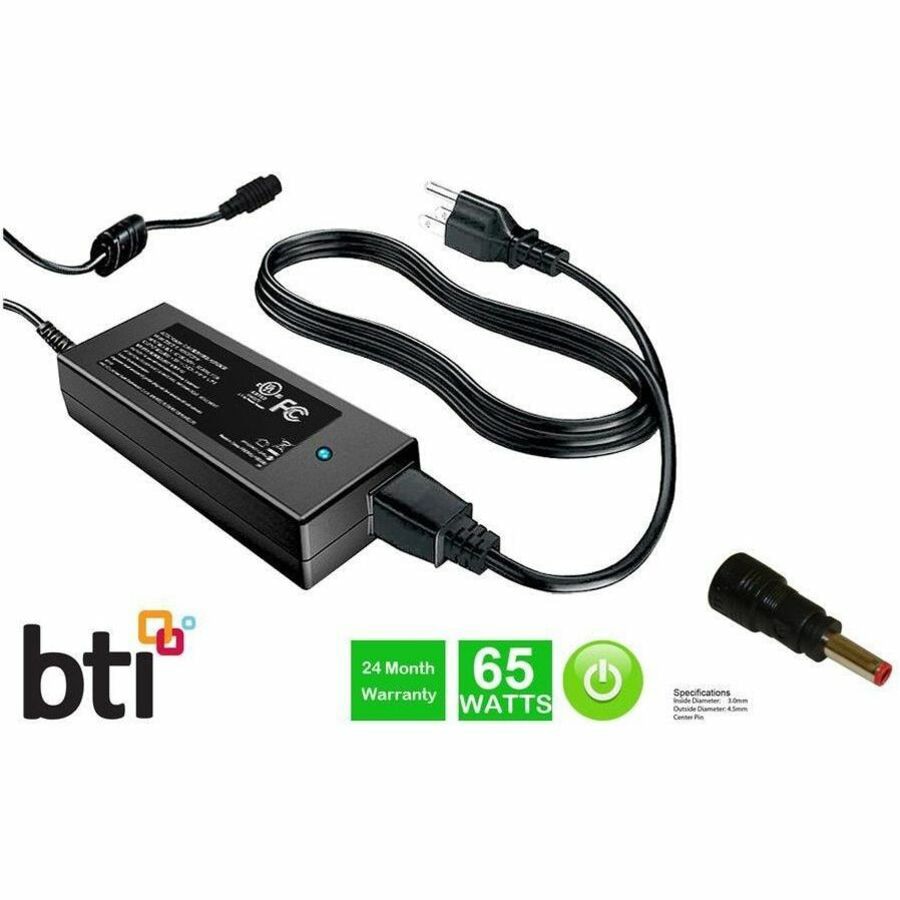BTI 492-BDBZ-BTI 19V 65W AC ADAPTER DELL INSPIRON 14 3000 (3480), 14 3000 (
