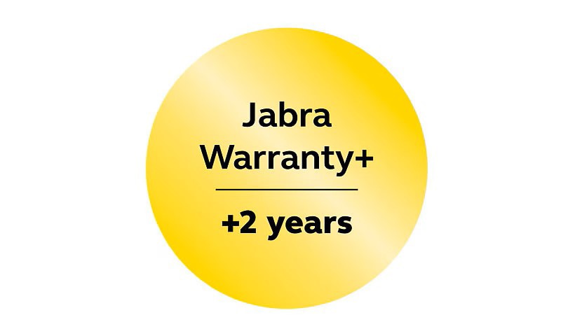 Jabra Warranty+ - extended service agreement - 2 years