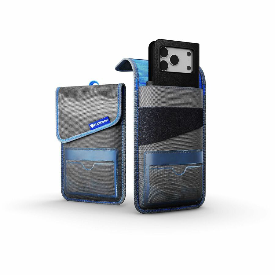 MAXCases Shield Phone Pouch w/ ID Pocket and Velcro Closures (Non-RF Blocki