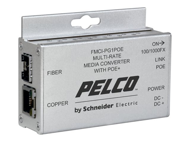 PELCO 1000M MEDIA CNVRT-SFP 1CH POE